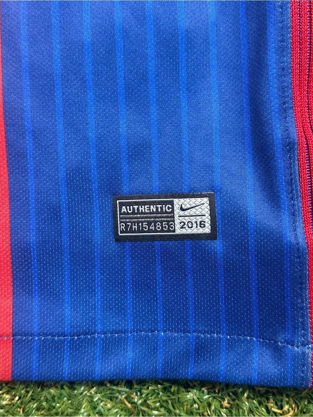 Nike Mens Blue Red FC Barcelona Messi #10 Jersey - Picture 3 of 5
